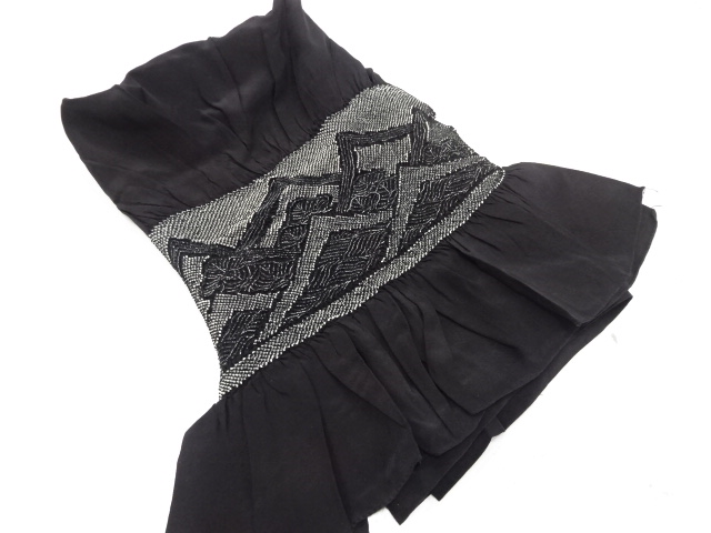 JAPANESE HEKO OBI / FOR MEN / SHIBORI / MOUNTAINS